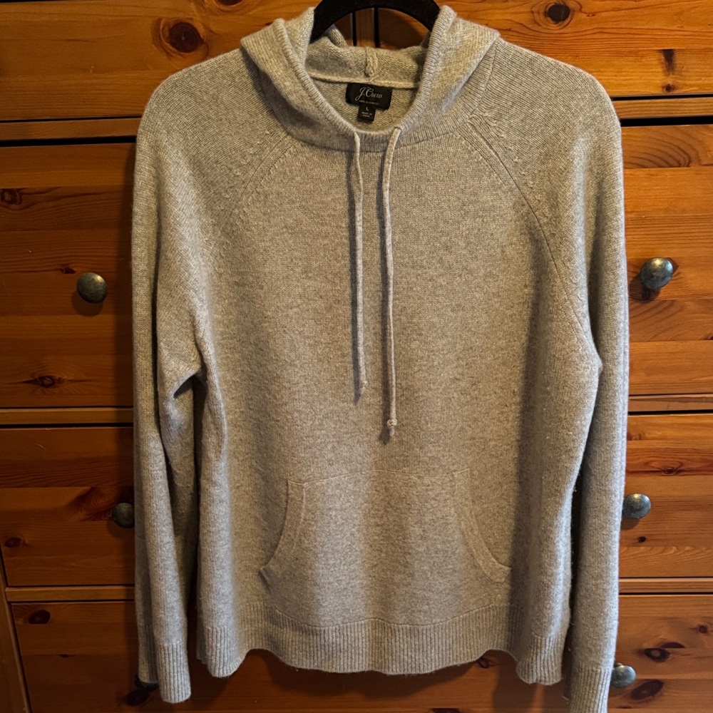Vintage! Gorgeous! Thick! J. Crew 100% Cashmere Sweatshirt!